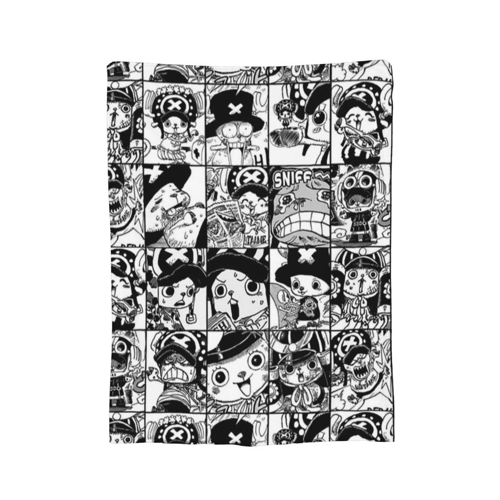 Japanese Anime Blanket Fleece Spring Autumn Luffy Anime Multifunction Lightweight Thin Throw Blanket for Bed Travel Bedspreads