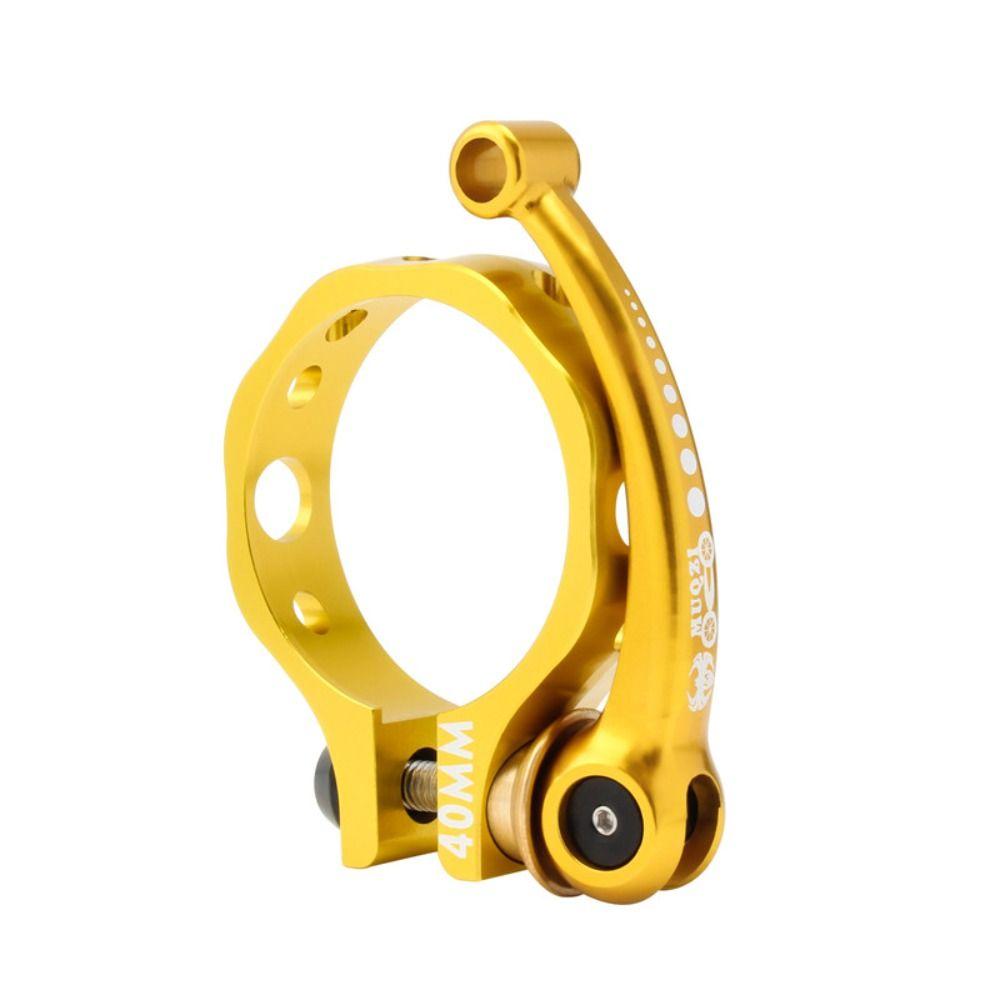 40/41mm Bike Seat Tube Clamp Aluminium Zinc Zinc Alloy Bicycle Saddle Clip Bike Seat Post Clamp MTB
