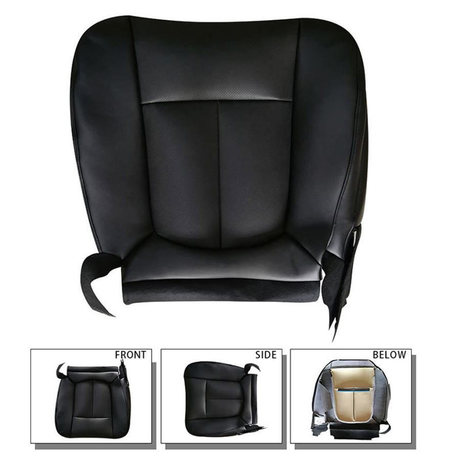 Black Pu Leather Left Driver Seat Bottom Cover For Ford F150 F-150 2011-2014 New