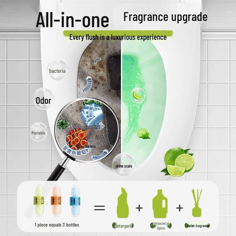 Smart Toilet Deodorizer & Cleaner Hanging Ball - Fragrant Odor Remover