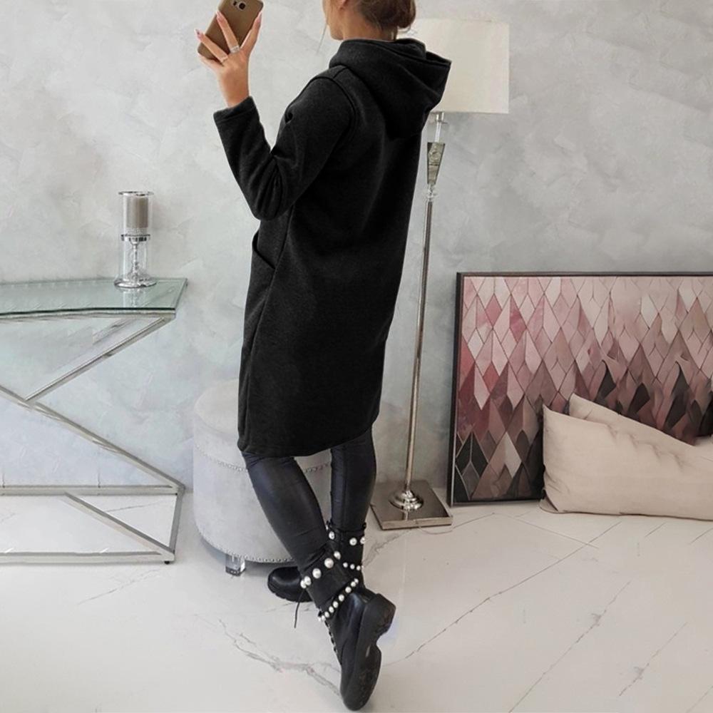 Long Sleeve Oversized Vintage Hoodies Casual Loose Women Spring Autumn Winter Sweatshirt Coat