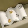 Chunky Big Hoop Earrings 925 Sterling Silver Jewelry Rhodium 18K Gold Plated Jewelry