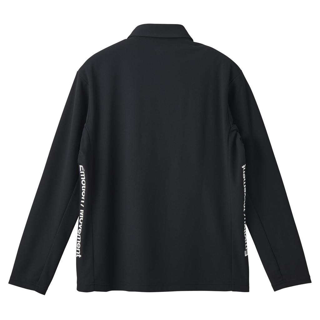 Move Sports Mini Pique Long Sleeve Polo Shirt ST4FLSZ0MB_BK00_L