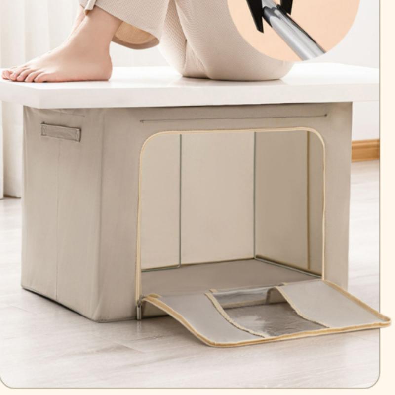 Folding Storage Organizer Storage Box Clothing Large Capacity Down Jacket Quilt Clothing Stowing Tidying Home Organiza