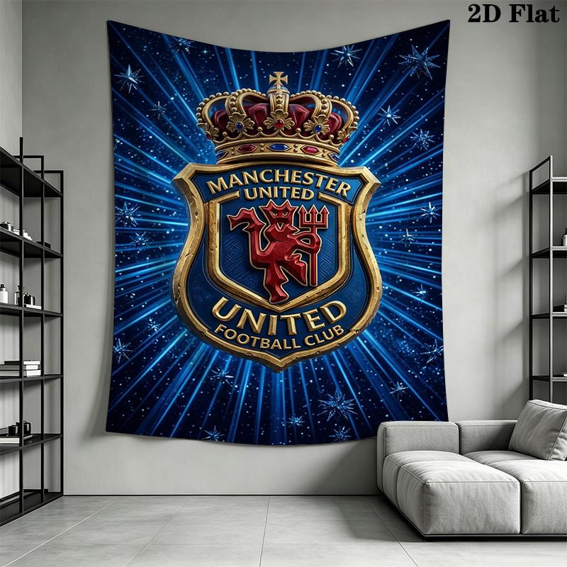 Manchester Crest Artwork Threepiece Set 1 Duvet Cover 2 Pillowcase Without Core Christmas Birthday Gift Duvet Cover And Pillowcase
