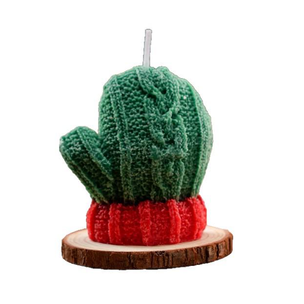 Christmas Scented Woolen Glove Candle: Holiday Gift & DIY Ornament
