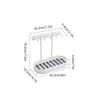 3/2/1 PC Desktop Jewelry Organizer with Drawers for Studs, Earrings, Necklaces, and Bracelets