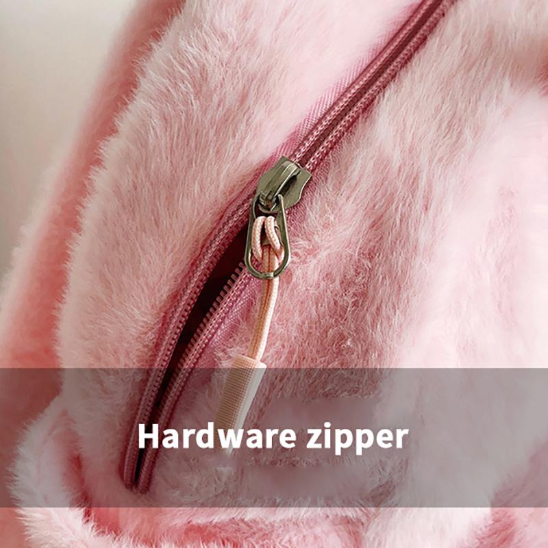 Novelty Plush Backpacks Cartoon Bag With Adjustable Shoulder Strap Cartoon Rucksack Girls School Bag Travel Daypack