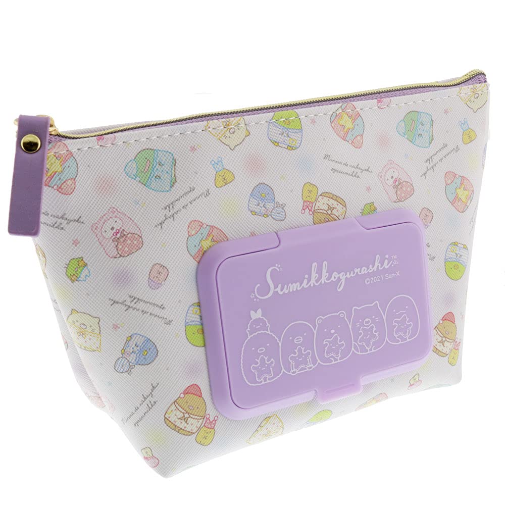 Sunstar Stationery Sumikkogurashi Disinfecting Sheet Sumikkogurashi C S2314177 Pouch, Seepo, Pattern,