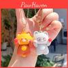 Raccoon Jinnew Puppy Resin Animal Key Holders Pendant With Closure Magnetic