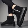 Fashion New Large Size Men's Winter Plus Fluffy Cotton Shoes Fashion Outdoor Light Comfortable Anti-slip Wear-resistant Men's Boots