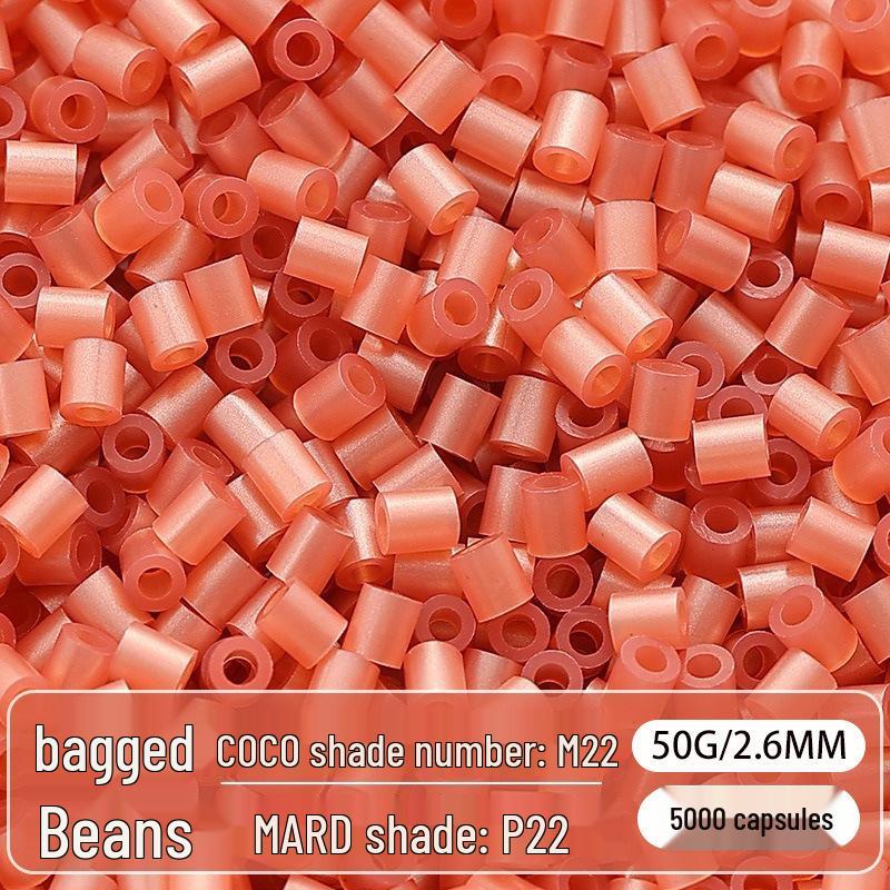Mard Family Perler Beads P Series Pearlescent Colors 2.6mm Refill Pack - 50g Fused Beads
