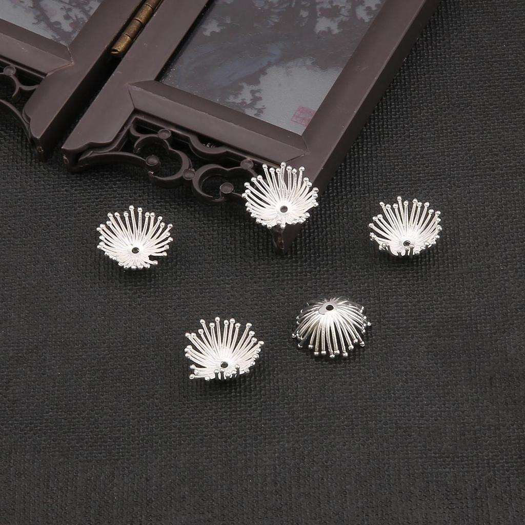 1Pcs Flower Stamen Shape Casting Copper Accessories For Jewelry Making DIY Charm Decoration