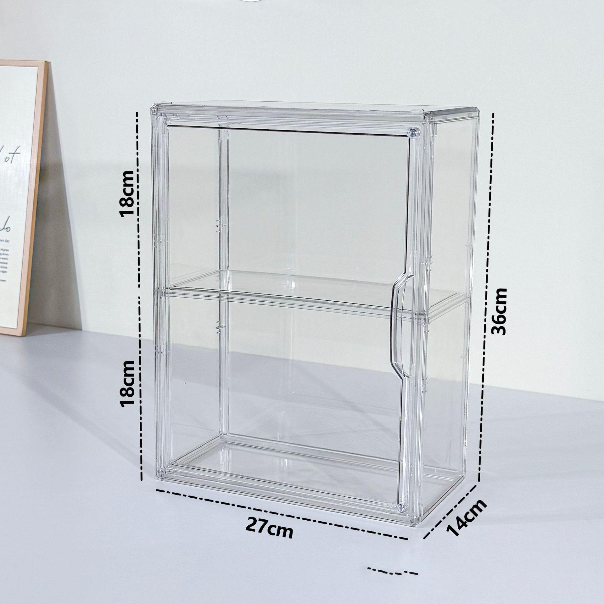 

Коробка для хранения LABUBU HD Прозрачный Плюшевая кукла Одежда для виниловой куклы Макарон Слепая коробка Подвесной 1st partition board