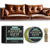 Leather Protection Cream with Brush Leather Conditioning Balm for Bags Shoes Car Furniture