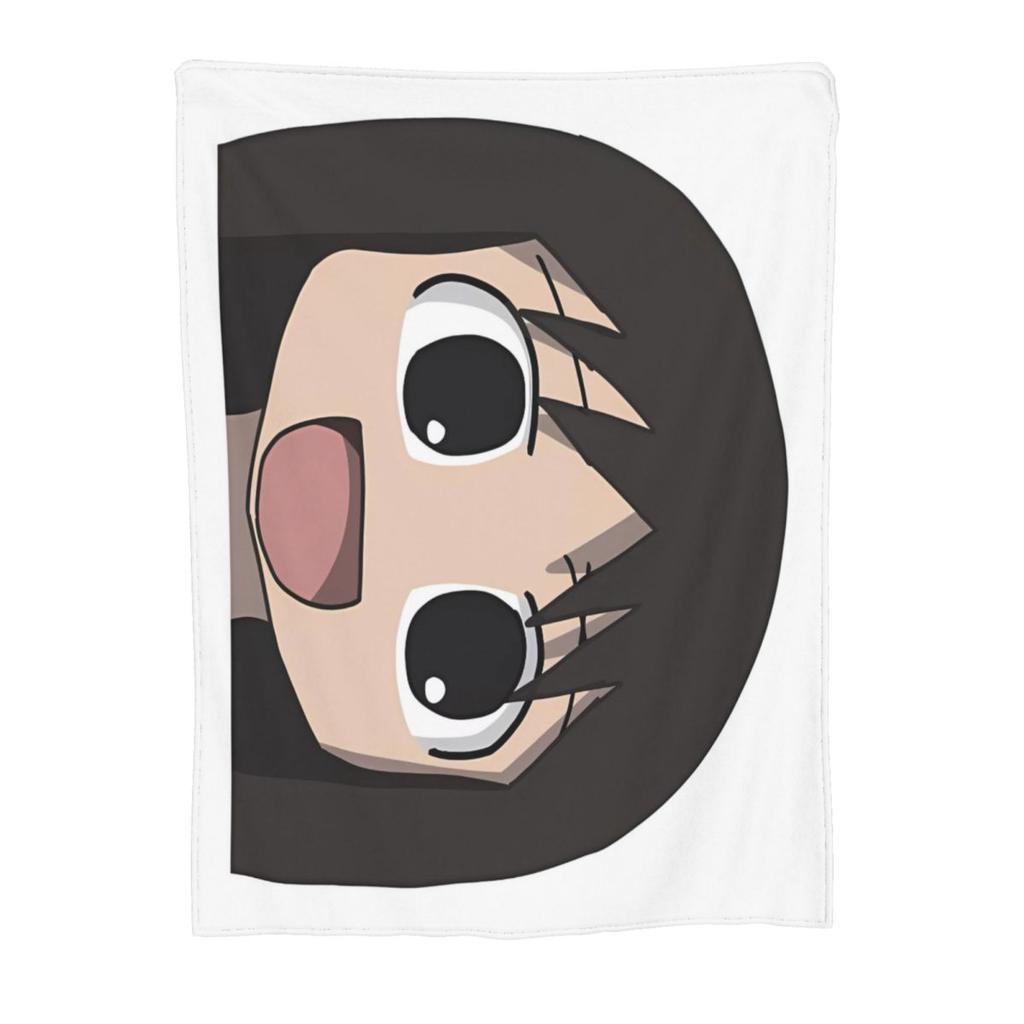 Osaka Azumanga Daioh Peeker (Colored) 2024 An Ultra-Soft Micro Fleece Blanket