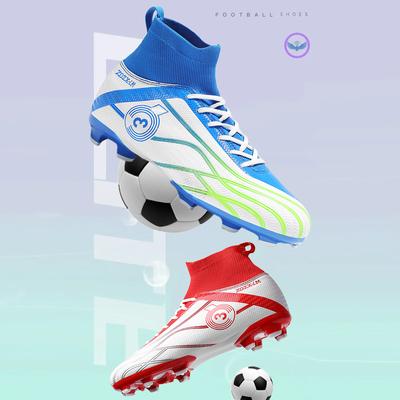 Fashion Unisex Soccer Shoes Football Cleats Soccer Ankle Boots Youth Training Sneakers Outdoor Sports Shoes Ronaldo Plus Size 31-48