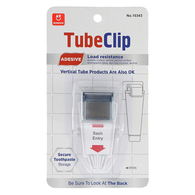 NSH Minimalistischer Wandmontierter Zahnbürsten- und Rasiererhalter - Bohrfreies Badezimmer-Aufbewahrungsregal