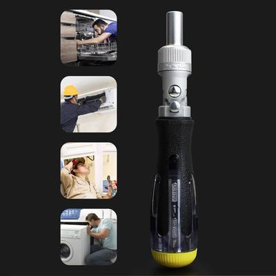13-In-1 Ratchet Screwdriver Multi-Angle Magnetic Tool Household Hardware With Handle Hex Phillips Manual Repair Hand Tools