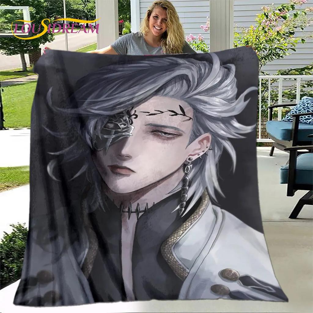 Záznam Ragnarok anime kreslená měkká plyšová přikrývka, flanelová přikrývka přikrývka do obývacího pokoje Ložnice Pohovka Pohovka Piknikový kryt