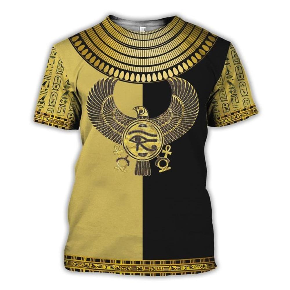 Tricou Egiptul Antic Zeițe Zeițe Faraon Bărbați Tricouri 3D Imprimare mânecă scurtă Tricouri de gimnastică Pulovere unisex
