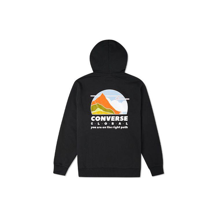 

Мужские свободные худи с принтом Converse, черные 10022725-A01
