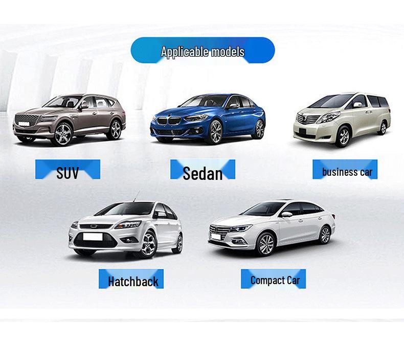 Zatahovací sluneční clona na čelní sklo blokující UV záření, deštník do auta