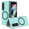 Simple Solid Color Skin Touch Case For Samsung Galaxy Z Fold 7 6 5 4 3 2 Magnetic Wireless Charge Slim Drop-Proof Protect Cover