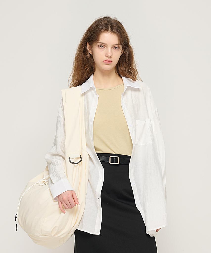 Cargobros For Woman Street Oversized Crossbody Shoulder Bag (Ivory)