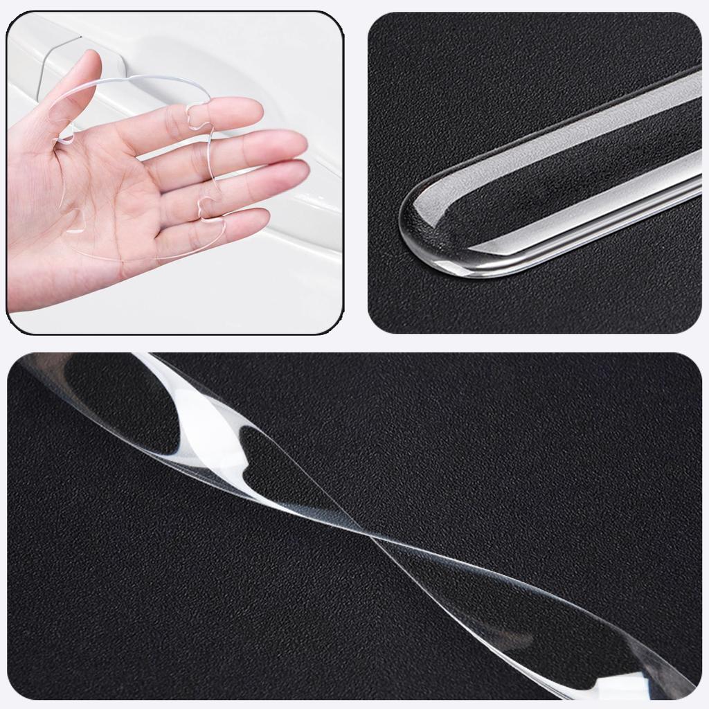 DELUXEFOX Door Handle Protectors Fit Honda 8 Pcs Door Handle Protection Anti-Scratch Scratch Scratch