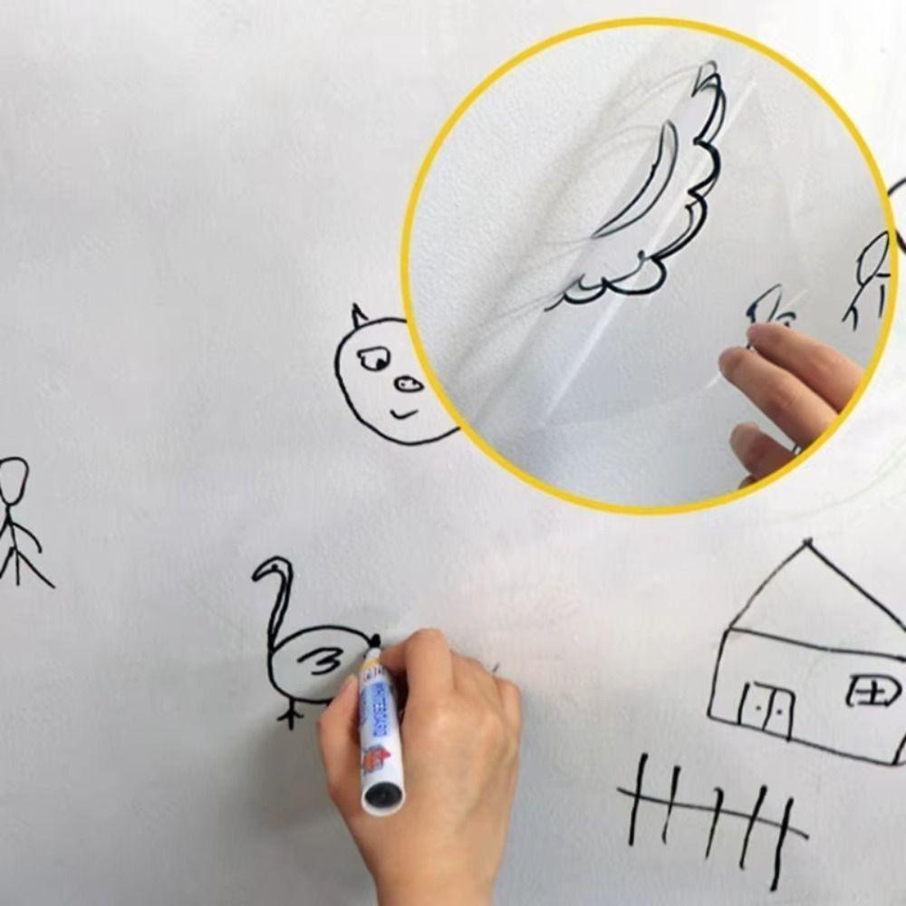 Heat-resisting Wall Protector Film Electrostatic Adsorption Wall Sticker  Kitchen