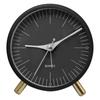 Round Creative Student Hands Desk Clock Metal Alarm Clock Bedroom Living Room Decoration Simple Silent Children's Clock