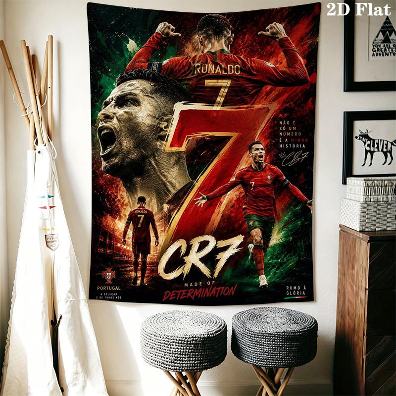 Ronaldo'S Determination Cr7'S Legacy Threepiece Set 1 Duvet Cover 2 Pillowcase Without Core Duvet Cover And Pillowcase