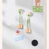 Mini Magnetic Vase for Fridge Wood and Test Tube Designs Refrigerator Magnet Flower Holder Planter for Home Decoration