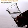 6pcs 30ml Shot Glass Set Heavy Base Clear Double Whisky Brandy Vodka Rum Tequila Glass Cup Bar Party Wine Glasses Creative Gifts