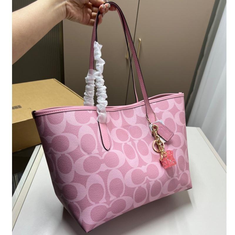 City33 Dámska vysoko kvalitná veľká shopper taška - Kvetinový dizajn