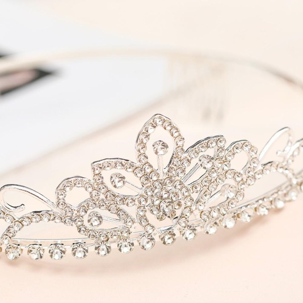 Vintage Queen Princess Crown Rhinestone Crystal Bridal Tiaras New Bridal Headband  Birthday Gift