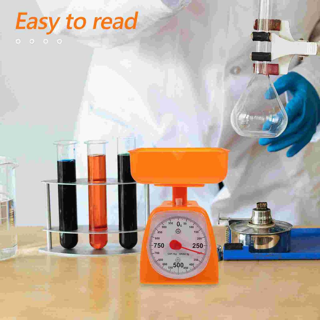 Plastic Laboratory Scale Dial Display Precision Weighing Platform Chemistry Experiment Tool Kitchen Food Scale