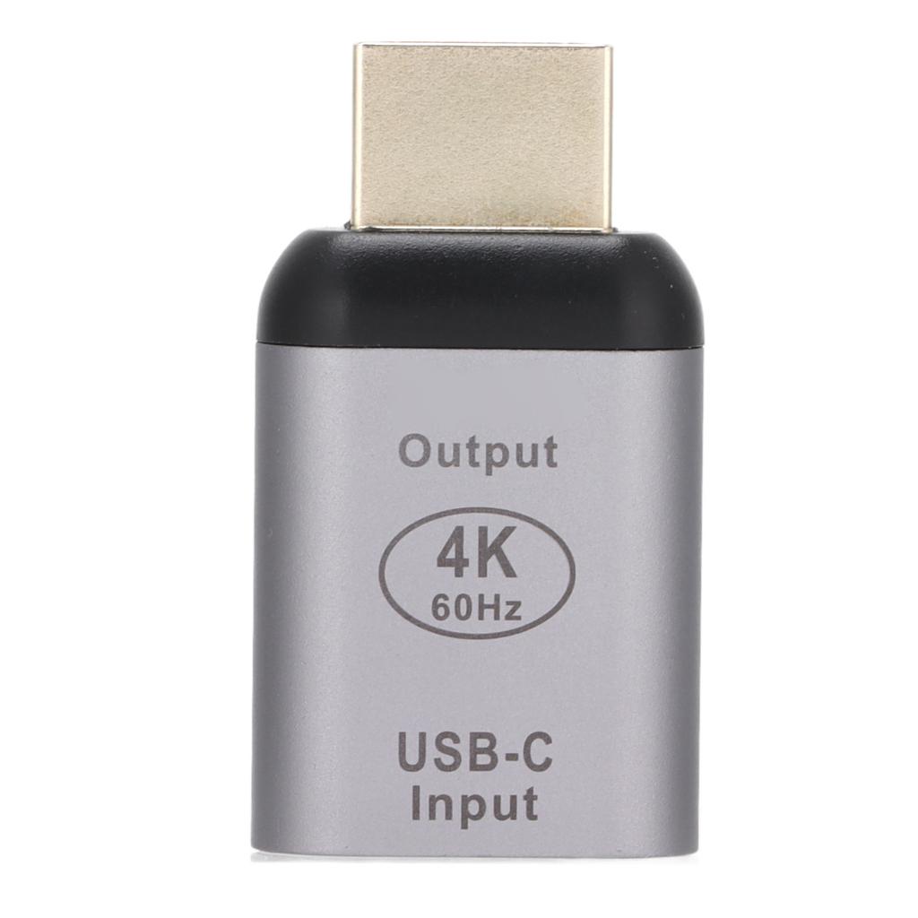 JORINDO Type C to HD Multimedia Interface Adapter 4K At 60HZ with Aluminum Shell Video Converter(Type C Female to HD