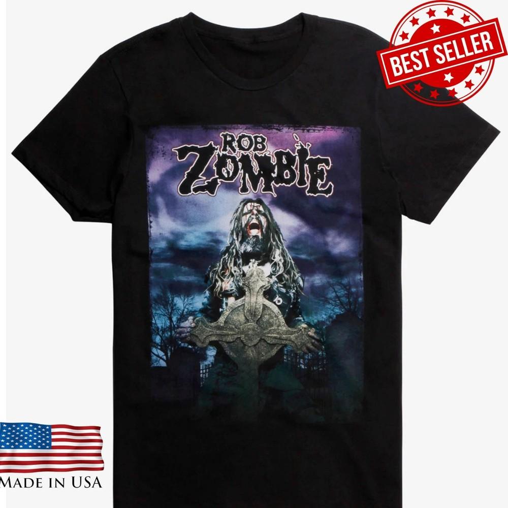 Rob Zombie Dragula Reprint T Shirt Horror Rock Band Inspired Vintage Tee Unisex T-Shirt L