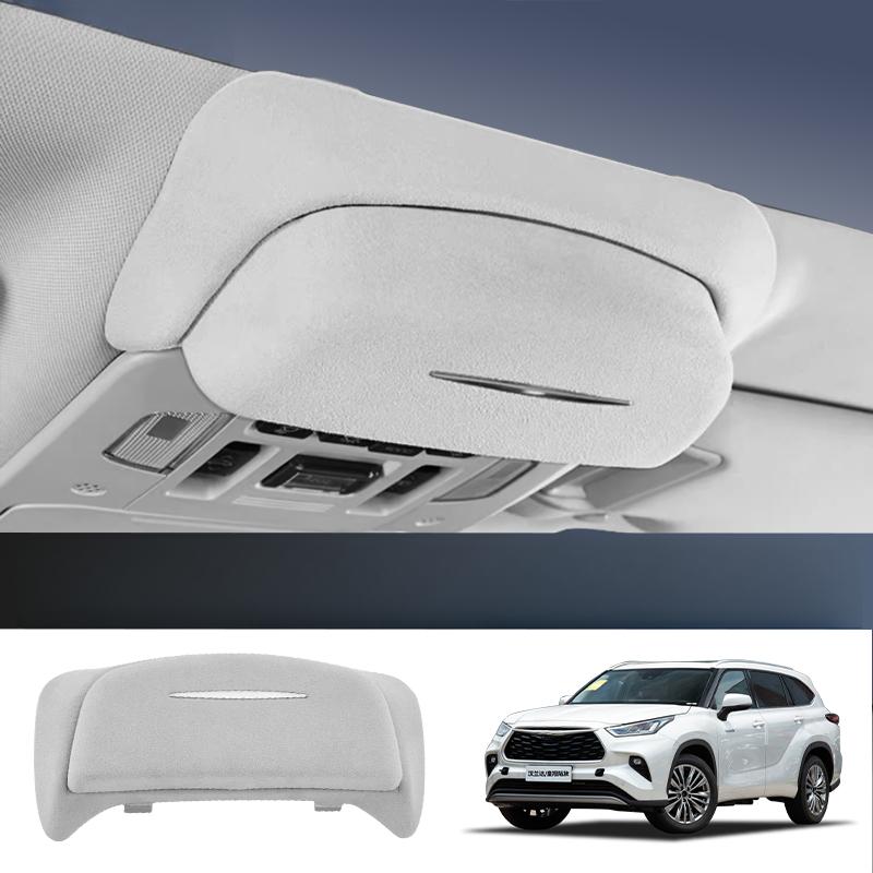 For Toyota Highlander Crown Kluger Car Glasses Case Roof Sunglasses Storage Clip Car Modification Accessories Cars Accessories