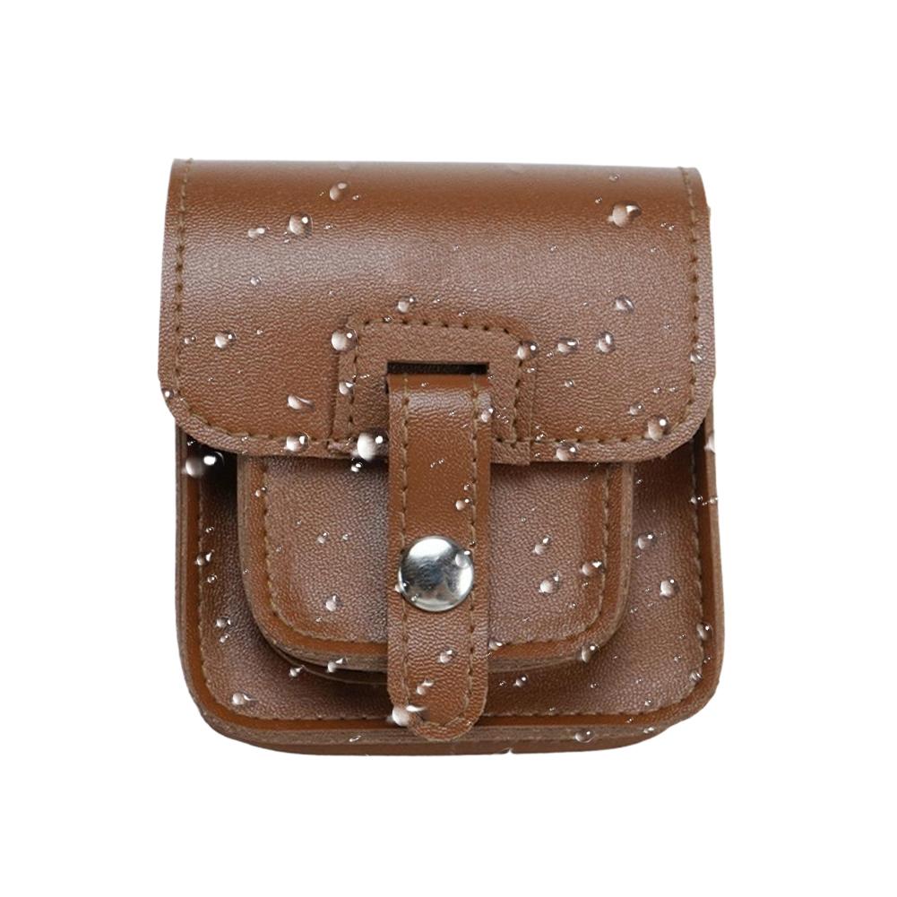 For Anbernic RG34XXSP Game Console Carrying Case Waterproof Leather Console Protective Bag Anti-Scratch Outdoor Flap Storage Bag