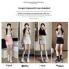 2025 Sporty A-Line Drawstring Midi Skort for Women