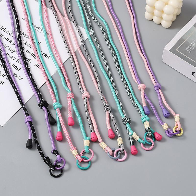 Fashion Mobile Phone Lanyard For Women Girls Adjustable Braided Phone Chain Detachable Phone Decoration Crossbody Rope Gifts