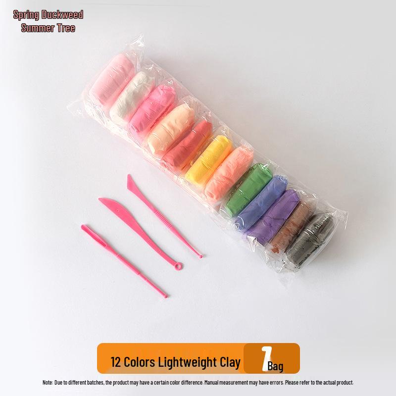 Handmade DIY Christmas Tree Light Clay Kit for Kids - Perfect Kindergarten Gifts & Table Ornaments
