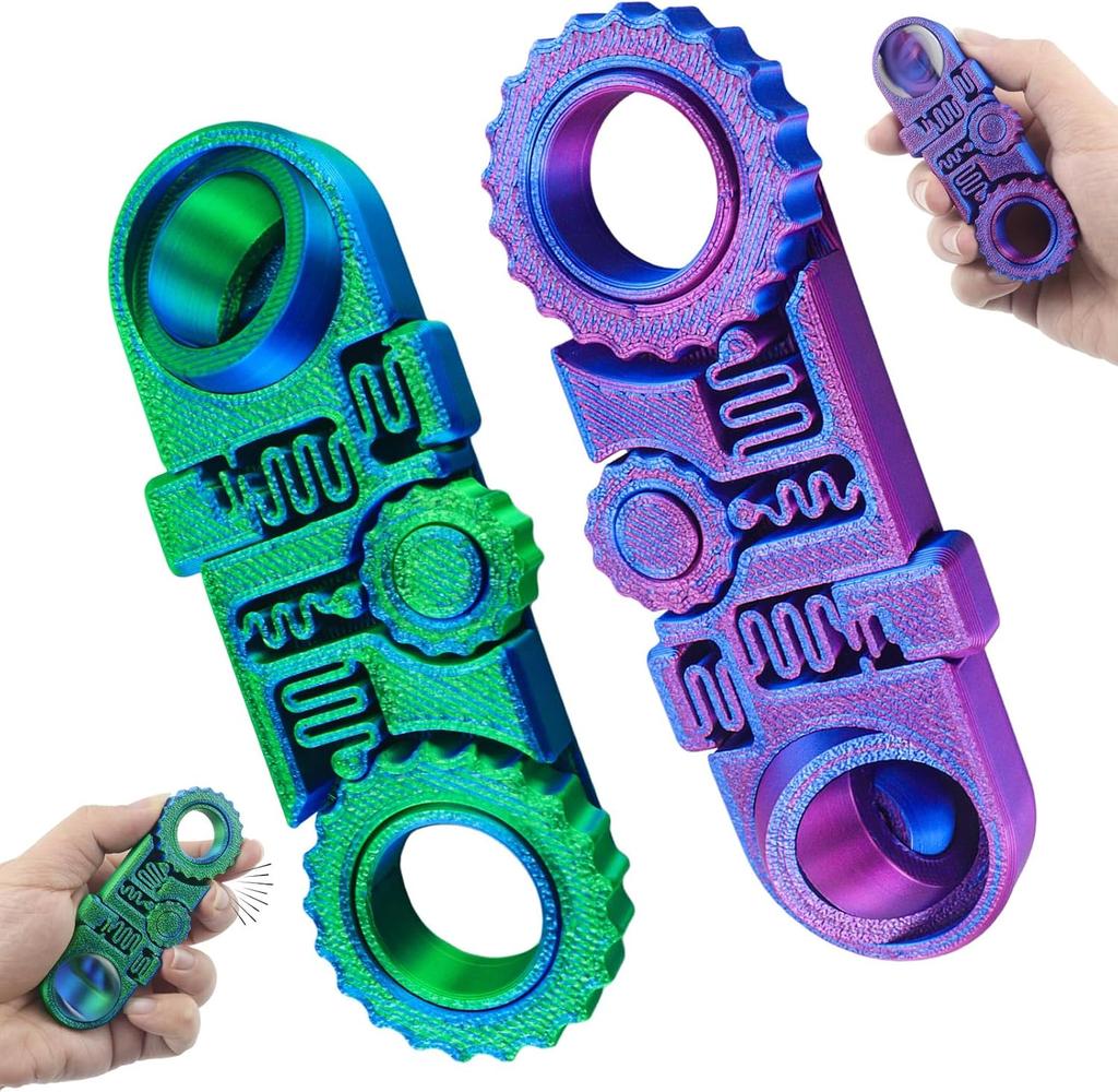 Jouets à vis rotatives imprimés en 3D Jouets sensoriels anti-stress Sculpture traversante pyramidale Jouets à tourbillonner cône en spirale pour enfants Adultes