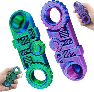 New 3D Printed Fidget Ring Toys, 5-in-1 3D Printed Gear Ball Stress Sensory Toy, Mindful Meditation Gear Toys for Stress and Anxiety Relief