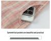Mom's Spring Plaid Cotton Shirt - Stylish Long-Sleeved Top for Middle-Aged & Elderly Women
