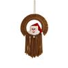 Round Shape Santa Claus Wall Hanging 20x30cm Santa Christmas Decoration  Kids Room Decoration