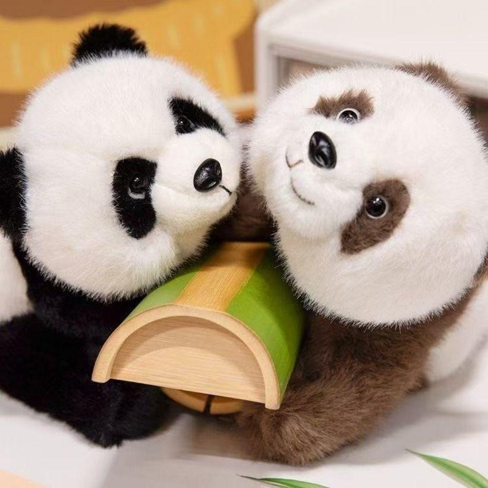 Simulation Animal Panda Plush Toys Soft Material Panda Doll Cartoon Panda Plushtoy  Christmas Gifts